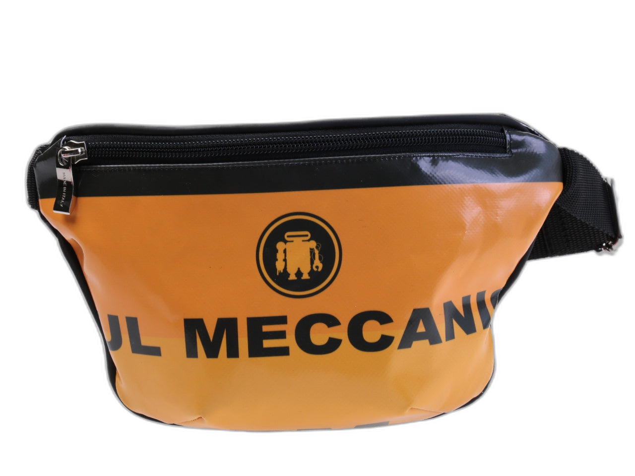 BORSA ARANCIONE. MODELLO FLEX REALIZZATO CON TELONE DA CAMION. - Edizione Limitata Paul Meccanico