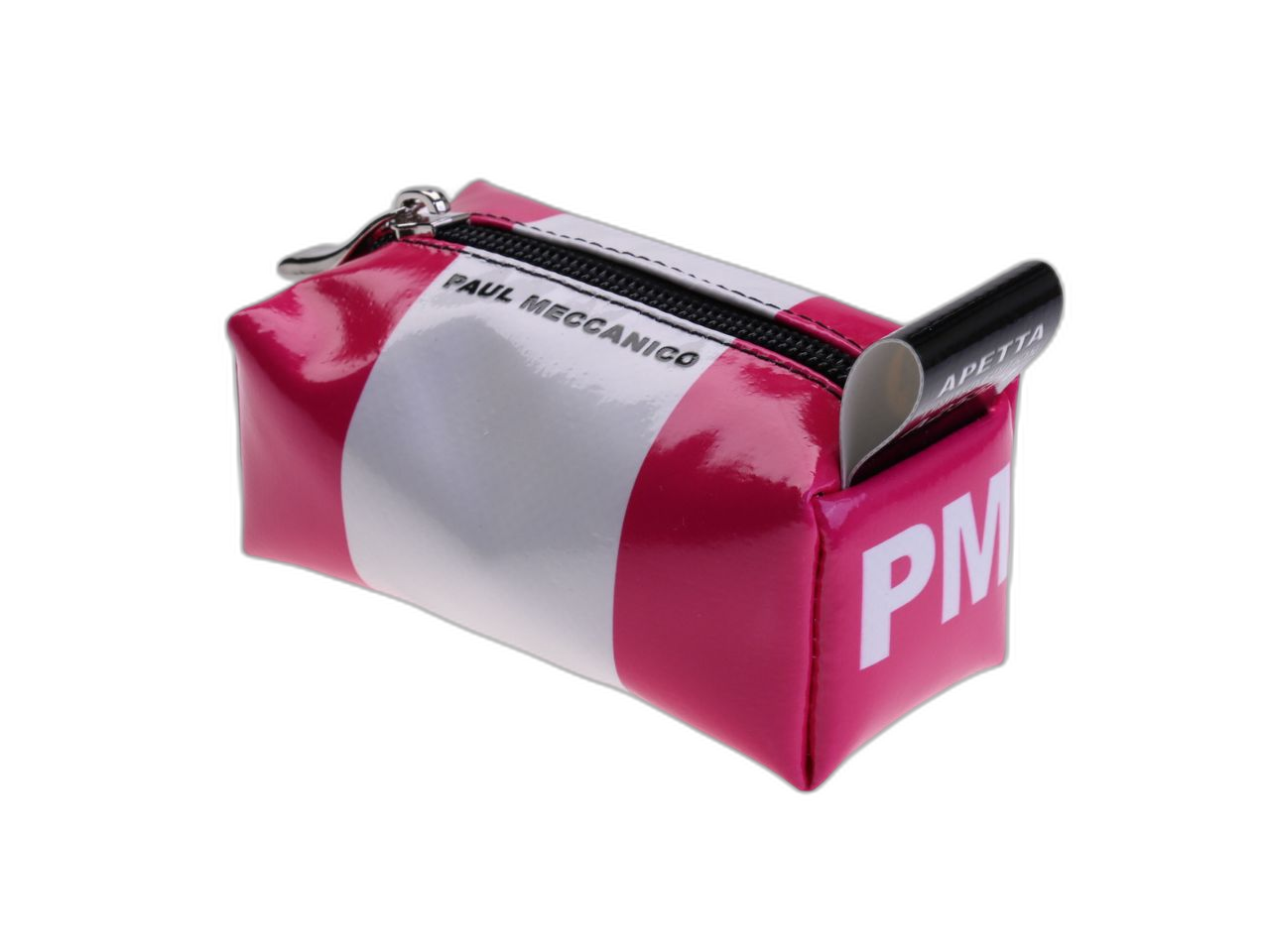 ...ASTUCCIO PORTACHIAVI DESIGN FUXIA E BIANCO.