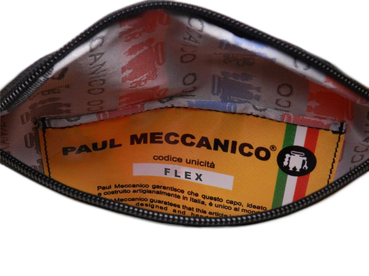 MARSUPIO NERO, GIALLO E VERDE SCURO. MODELLO FLEX REALIZZATO CON TELONE DA CAMION. - Edizione Limitata Paul Meccanico