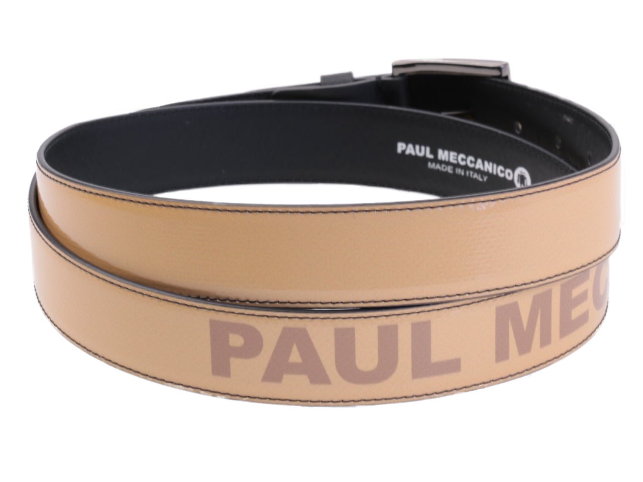 CINTURA DA DONNA BEIGE IN TELONE DA CAMION.