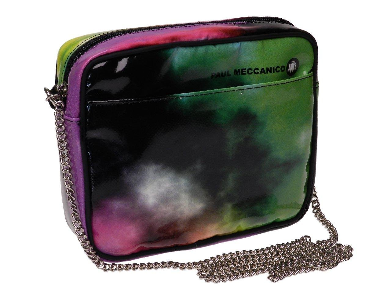 CLUTCH MULTICOLOR TIE DYE FANTASY. PARK MODEL MADE OF LORRY TARPAULIN. - Limited Edition Paul Meccanico