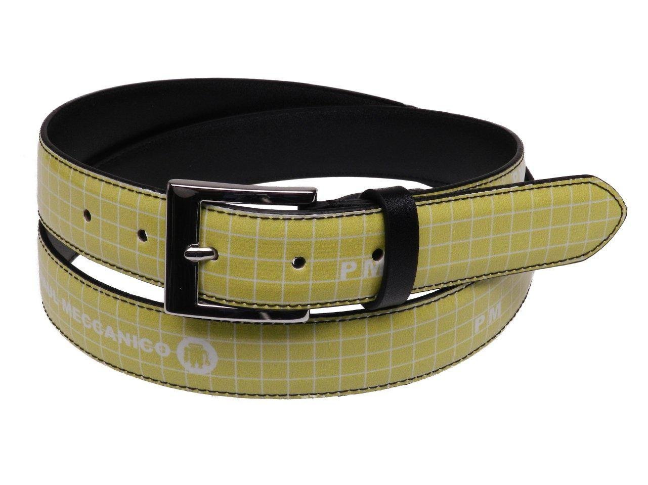 WOMAN'S APPLE GREEN BELT PAUL MECCANICO MADE OF LORRY TARPAULIN - Unique Pieces Paul Meccanico